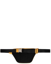 Fendi Black Yellow Ff Vertigo Belt Bag
