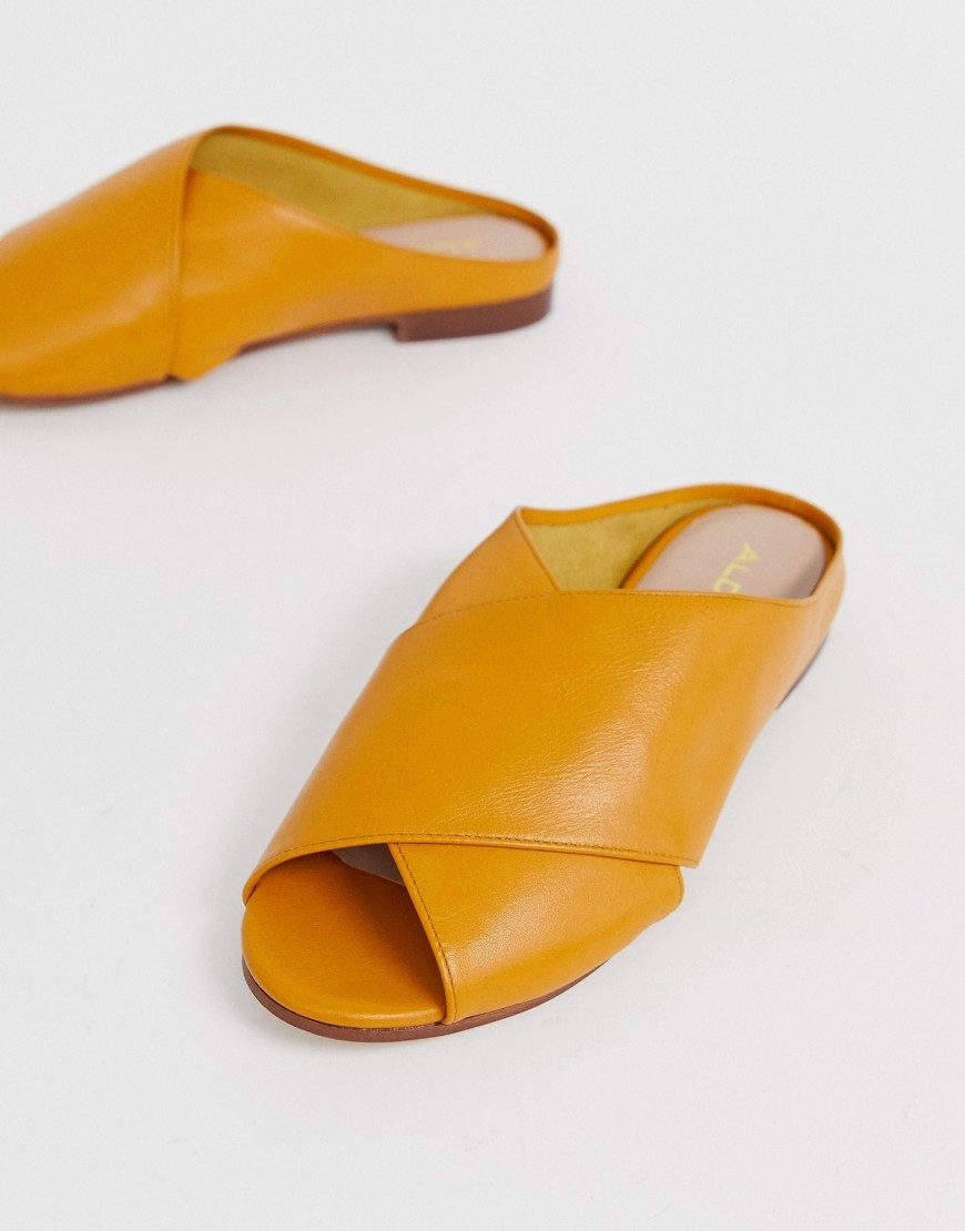 aldo yellow sandals
