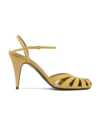 The Row Tango Cutout Leather Sandals