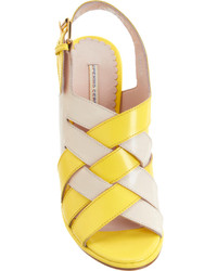 Opening Ceremony Woven Slingback Sandals
