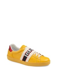 Gucci New Ace Stripe Leather Sneaker