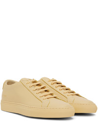 Common Projects Yellow Achilles Low Sneakers