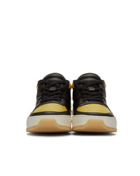 Fear Of God Yellow And Black Basketball Mid Top Sneakers