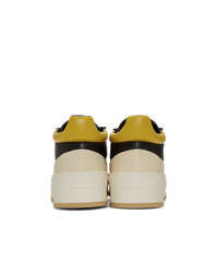 Fear Of God Yellow And Black Basketball Mid Top Sneakers