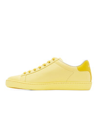 Gucci Yellow Interlocking G New Ace Sneakers
