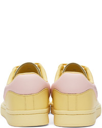 Raf Simons Yellow Pink Orion Sneakers