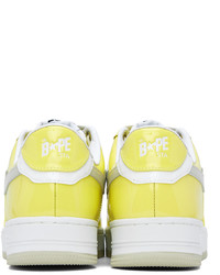 BAPE Yellow Sta Sneakers