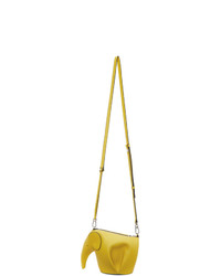 Loewe Yellow Mini Elephant Messenger Bag