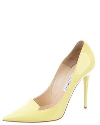 Jimmy Choo Patent Leather Pointed Toe Pumps