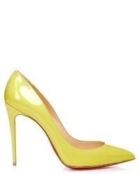 Christian Louboutin Pigalle Follies 100mm Patent Leather Pumps