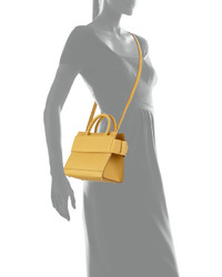 Givenchy Horizon Mini Leather Satchel Bag Yellow