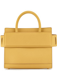 Givenchy Horizon Mini Leather Satchel Bag Yellow