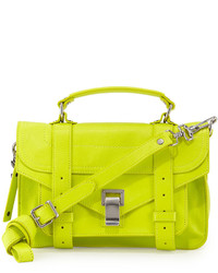 Proenza Schouler Ps1 Tiny Leather Mail Bag Yellow