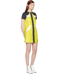 Courreges Courrges Yellow Patent Mini Dress