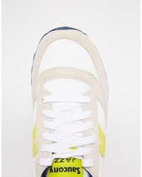 Saucony Jazz Original White Yellow Sneakers