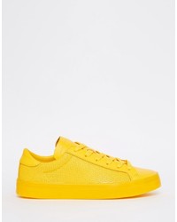 adidas Originals Court Vantage Super Color Yellow Sneakers