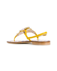 Emanuela Caruso Embellished Sandals