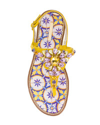 Emanuela Caruso Embellished Sandals