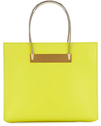 Balenciaga Aj Cable Handle Shopper Tote Yellow