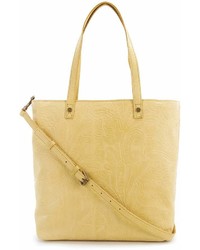 American Leather Co Saratoga Embossed Convertible Tote
