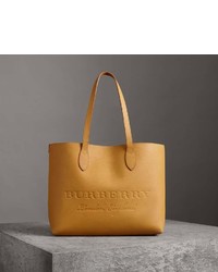 Burberry Embossed Leather Tote