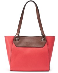 Chaps Faux Leather Mesa Tote