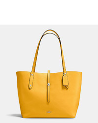Coach Market Tote In Polished Pebble Leather