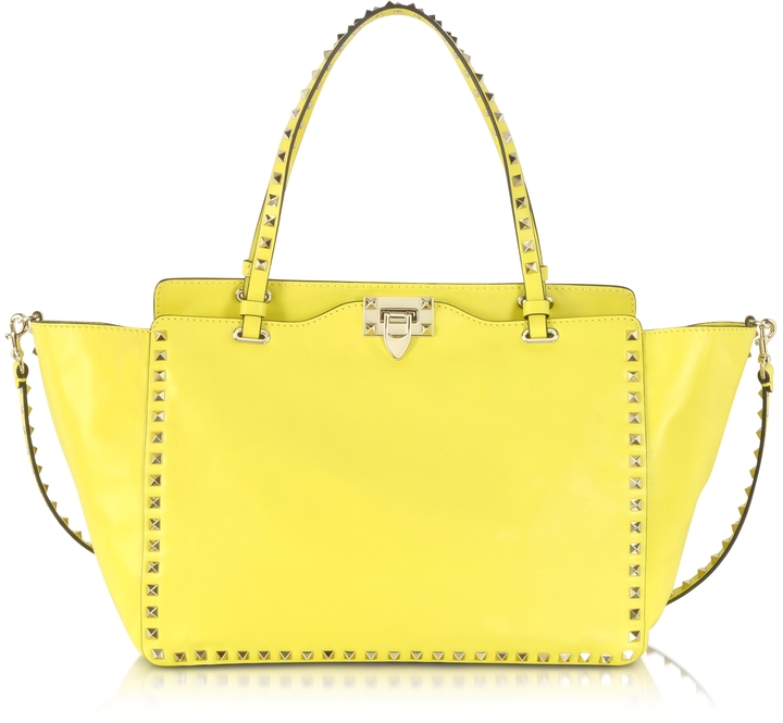 Medium Naples Yellow Leather $2,495 | Forzieri Lookastic
