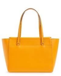 Tory Burch Small Parker Leather Tote Yellow