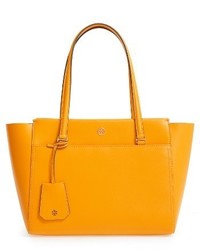 Tory Burch Small Parker Leather Tote Yellow