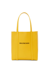 Balenciaga Yellow Xxs Everyday Tote