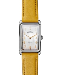 Yellow Leather Watch