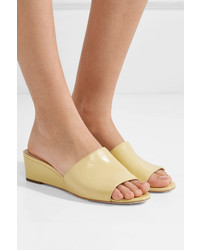 Loeffler Randall Tilly Patent Leather Wedge Sandals
