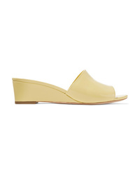 Loeffler Randall Tilly Patent Leather Wedge Sandals