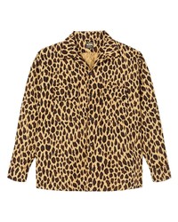 RE/DONE Leopard Print Long Sleeves Shirt