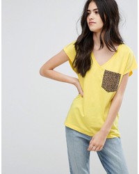 Yellow Leopard T-shirt