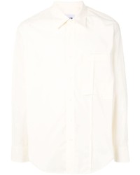 Solid Homme Cotton Patch Pocket Shirt