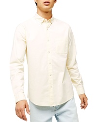 Topman Oxford Skinny Fit Stretch Cotton Shirt