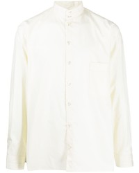 Lemaire Patch Pocket Long Sleeve Cotton Shirt