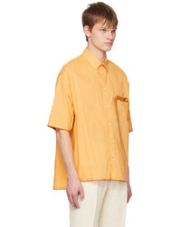 Jacquemus Yellow Le Raphia La Chemise Cabri Shirt