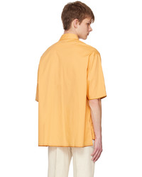 Jacquemus Yellow Le Raphia La Chemise Cabri Shirt