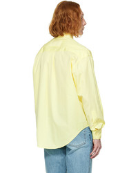 AMI Alexandre Mattiussi Yellow Organic Cotton Shirt