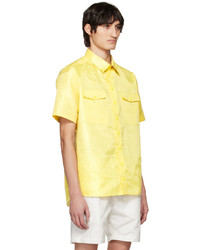 Kanghyuk Yellow Press Stud Shirt