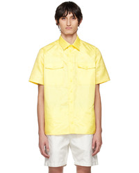 Kanghyuk Yellow Press Stud Shirt