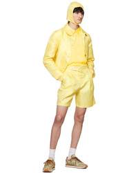 Kanghyuk Yellow Semi Sheer Shirt