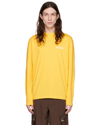 Jacquemus Yellow Le T Shirt Manches Longues T Shirt