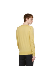 Loro Piana Yellow Wish Wool T Shirt Sweater