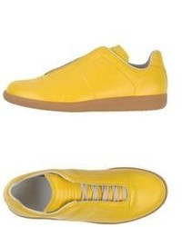 Yellow Low Top Sneakers