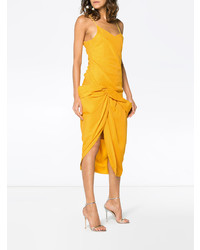 Jacquemus Strappy Dress With Draped Skirt