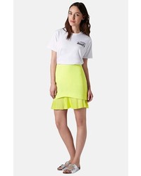 Topshop Pleated Underlay Skirt